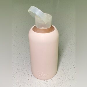 BKR Glass Water Bottle w/Silicone Sleeve Tutu Pale Pink 16oz/500ml CLEAN!
